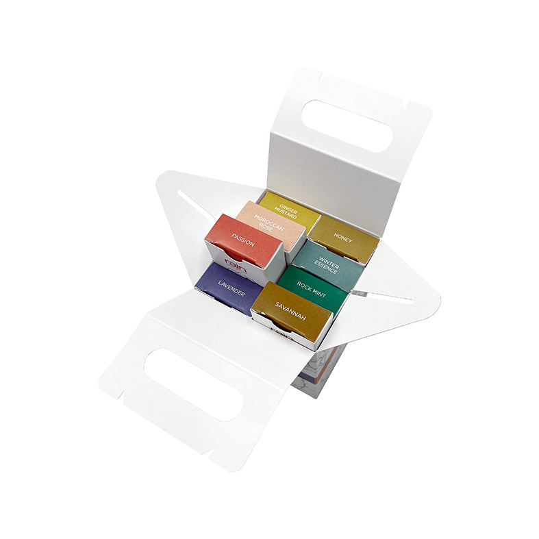 bath salts box assorted 8 x 65g