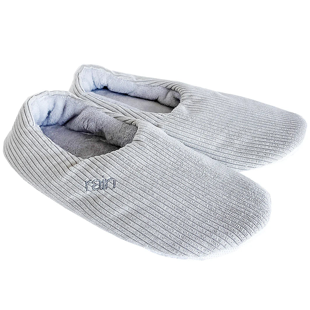 comfy slippers grey medium