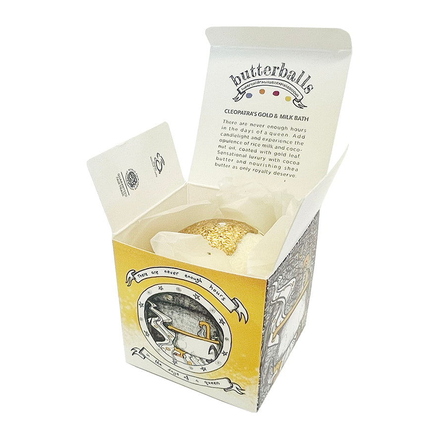butterball cleopatra's gold & milk bath