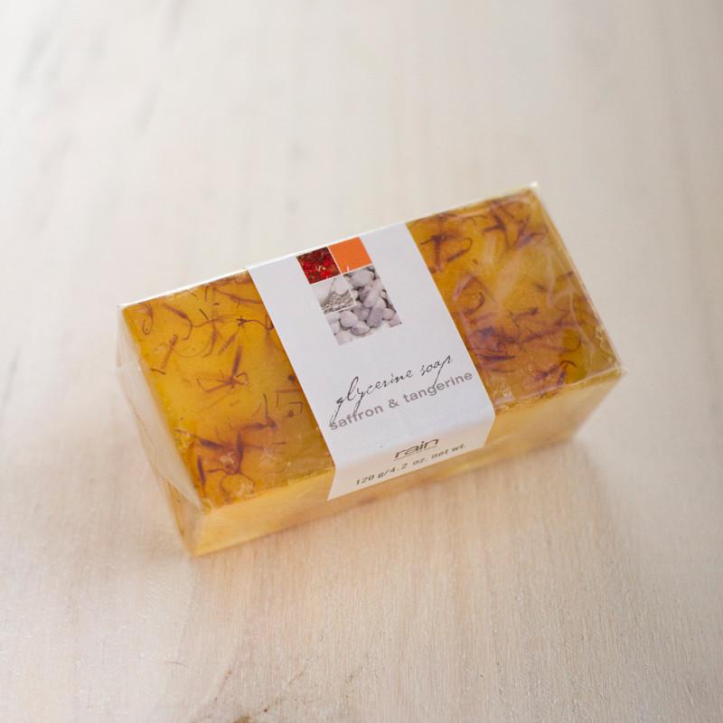 soap - saffron & tangerine wedge soap-Rain Africa