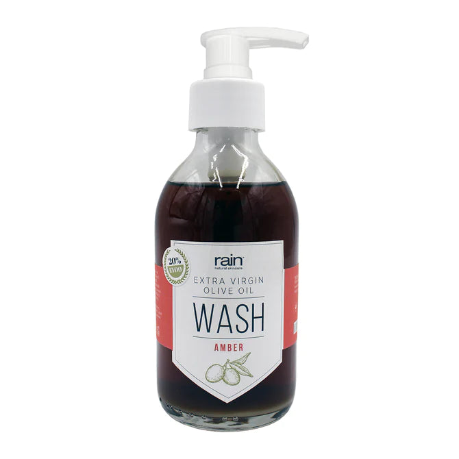 extra virgin olive oil wash - amber