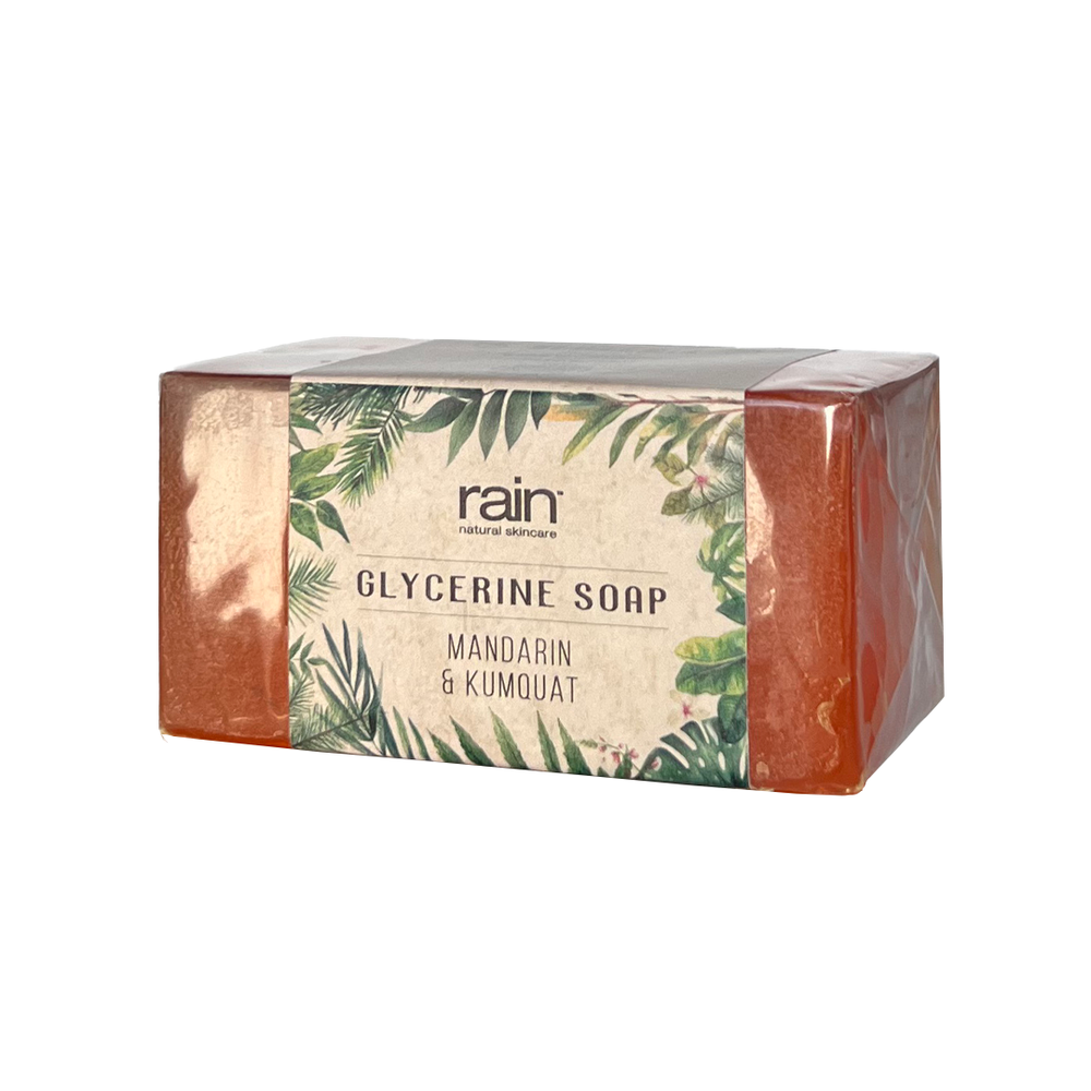 xmas 2025 - soap glycerine wedge mandarin & kumquat 120g-130g