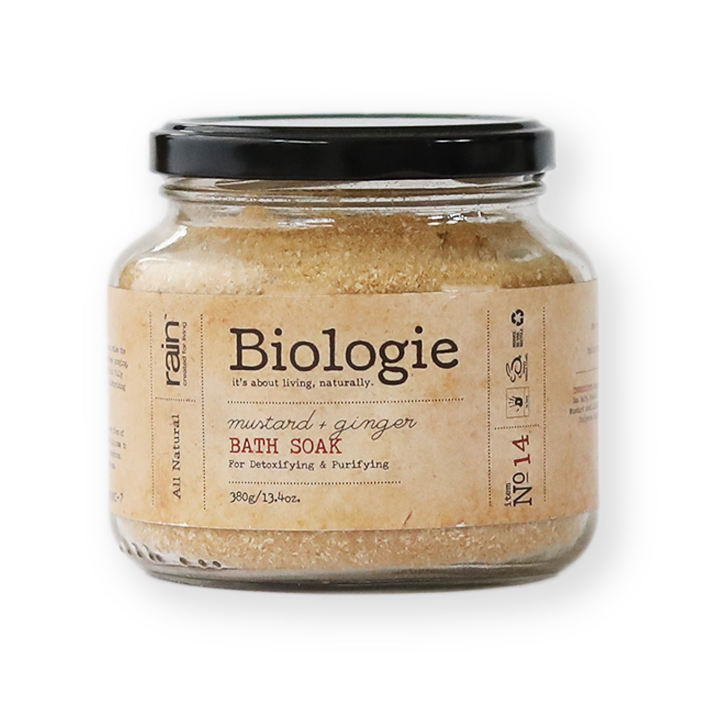 biologie mustard and ginger detoxifying soak