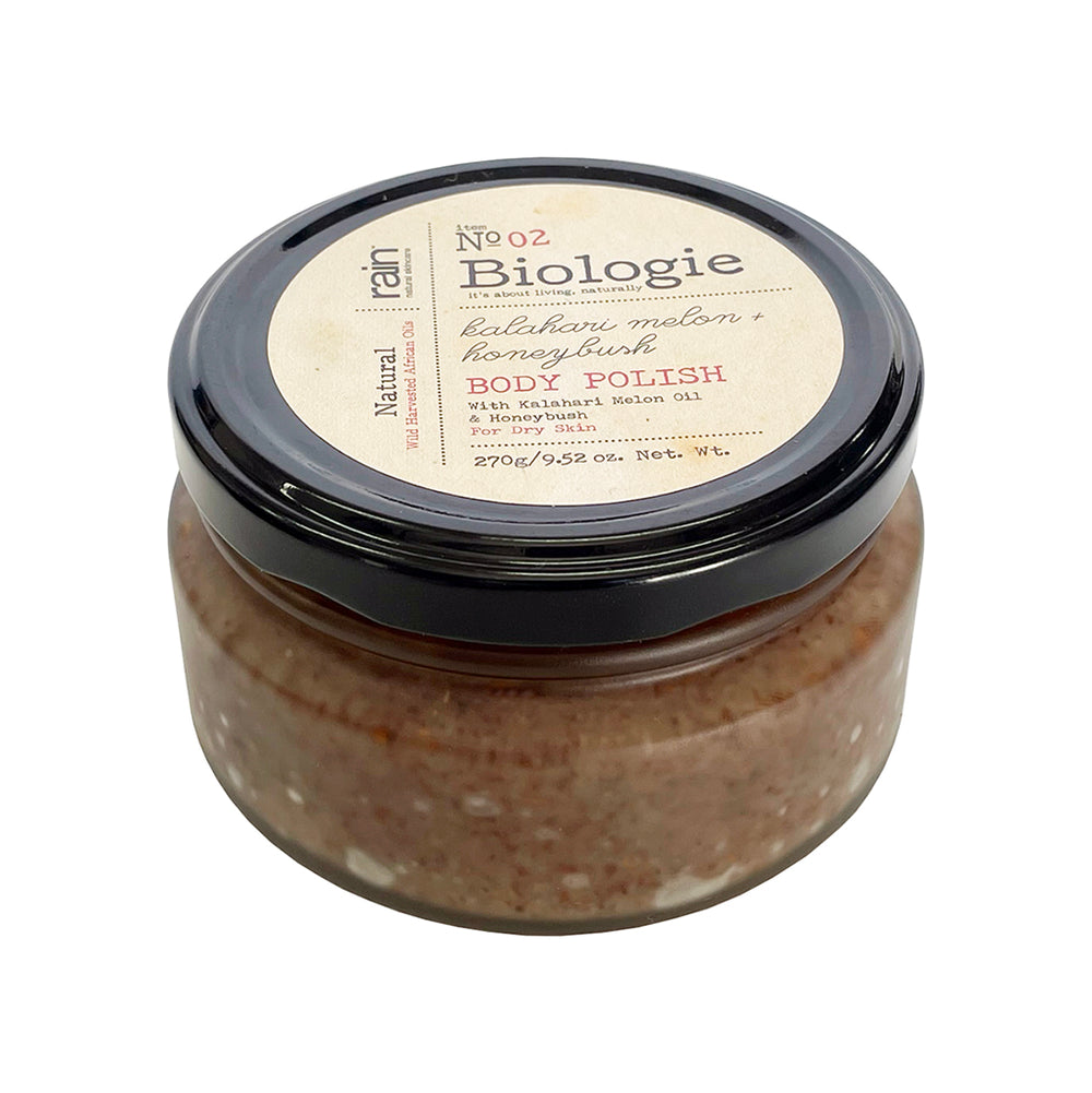 biologie kalahari melon and honeybush body polish