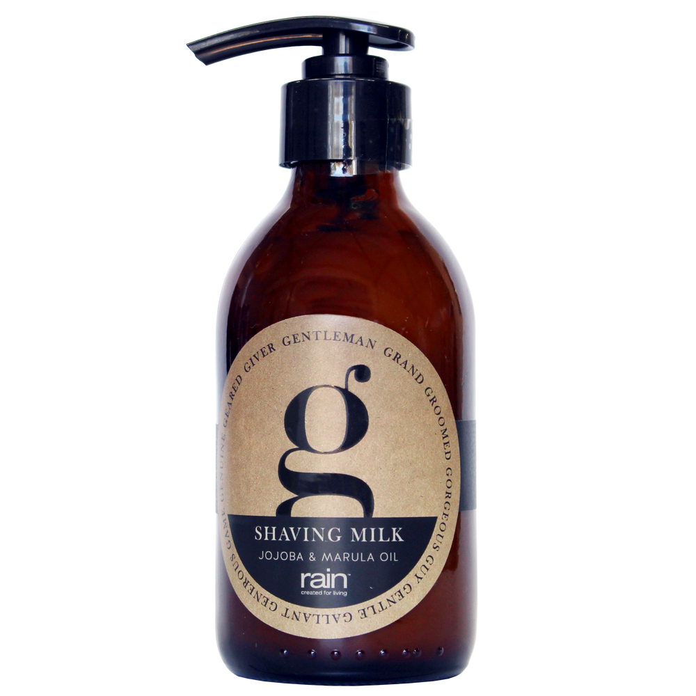 g-range: shaving milk