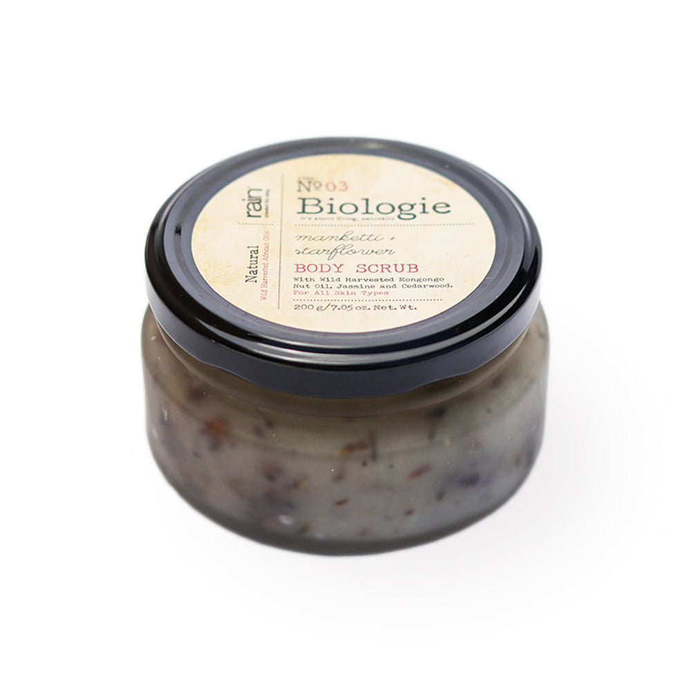 
                      
                        biologie manketti and star flower body scrub
                      
                    